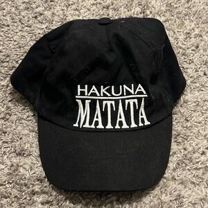Lion King Embroidered Cap- Hakuna Matata- Simba, Timon & Pumbba Silhouette